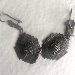 Aztec 900 silver earrings